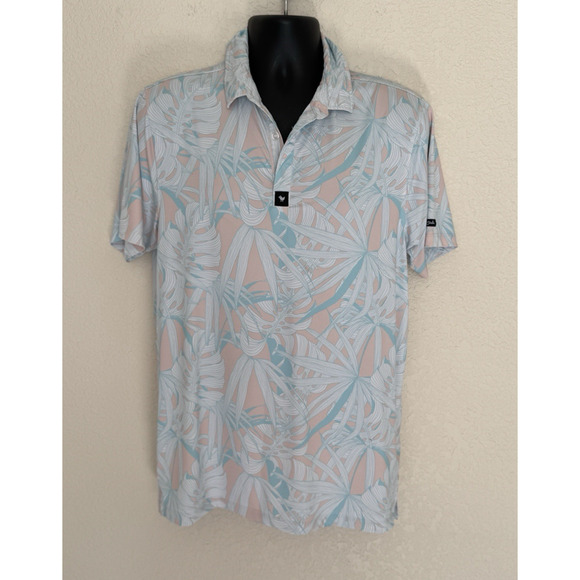 Bad Birdie Day Pass Golf Polo Shirt Performance Stretch Performance, M - Picture 2 of 10